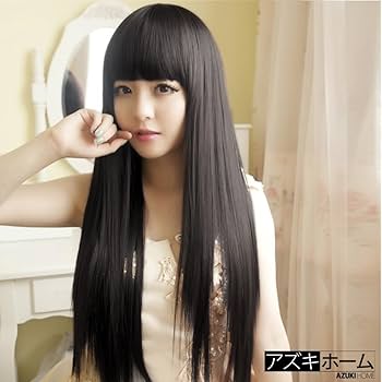 髪の毛 ウィッグ 黒髪 束 Amazon.co.jp: ウィッグ かつら ロング ストレート 黒髪