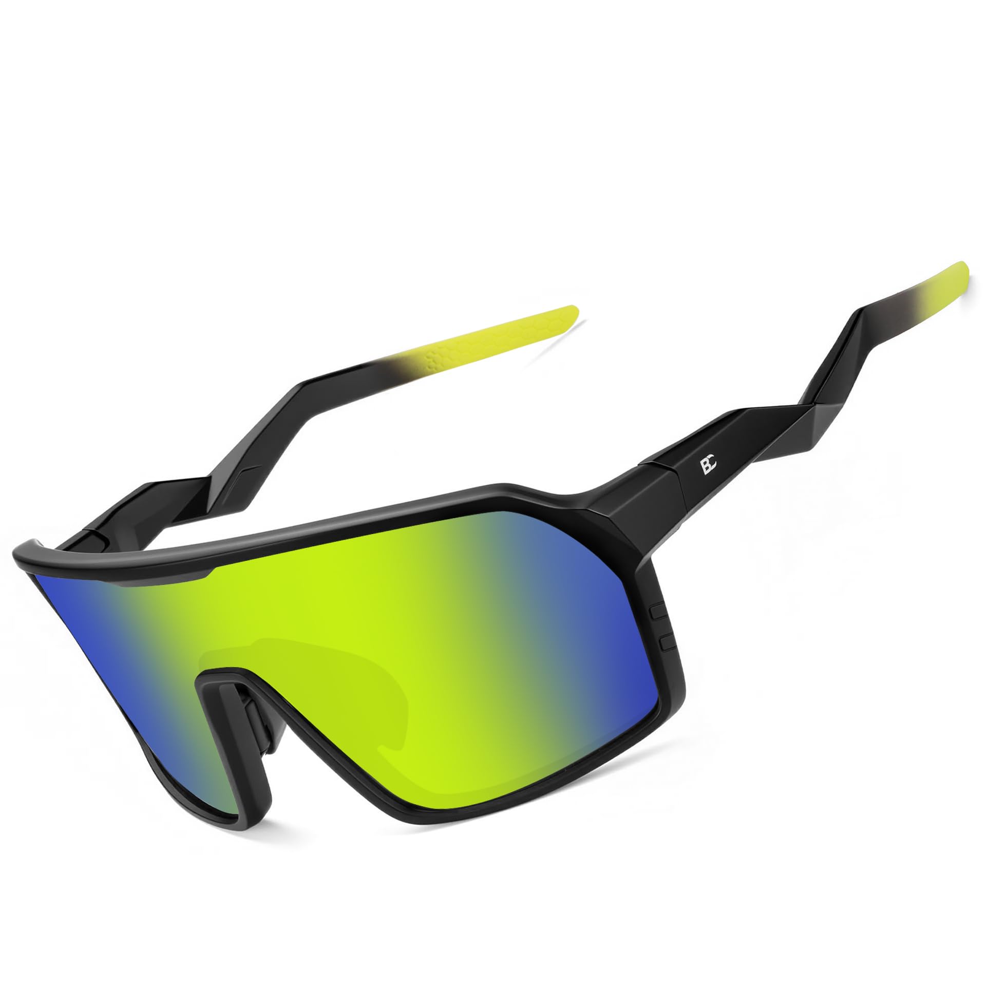 BIRCEN Polarized Baseball Sunglasses for Sports: TR90 Lightweight Running Sunglasses Cycling Glasses for Outdoor Runners MTB