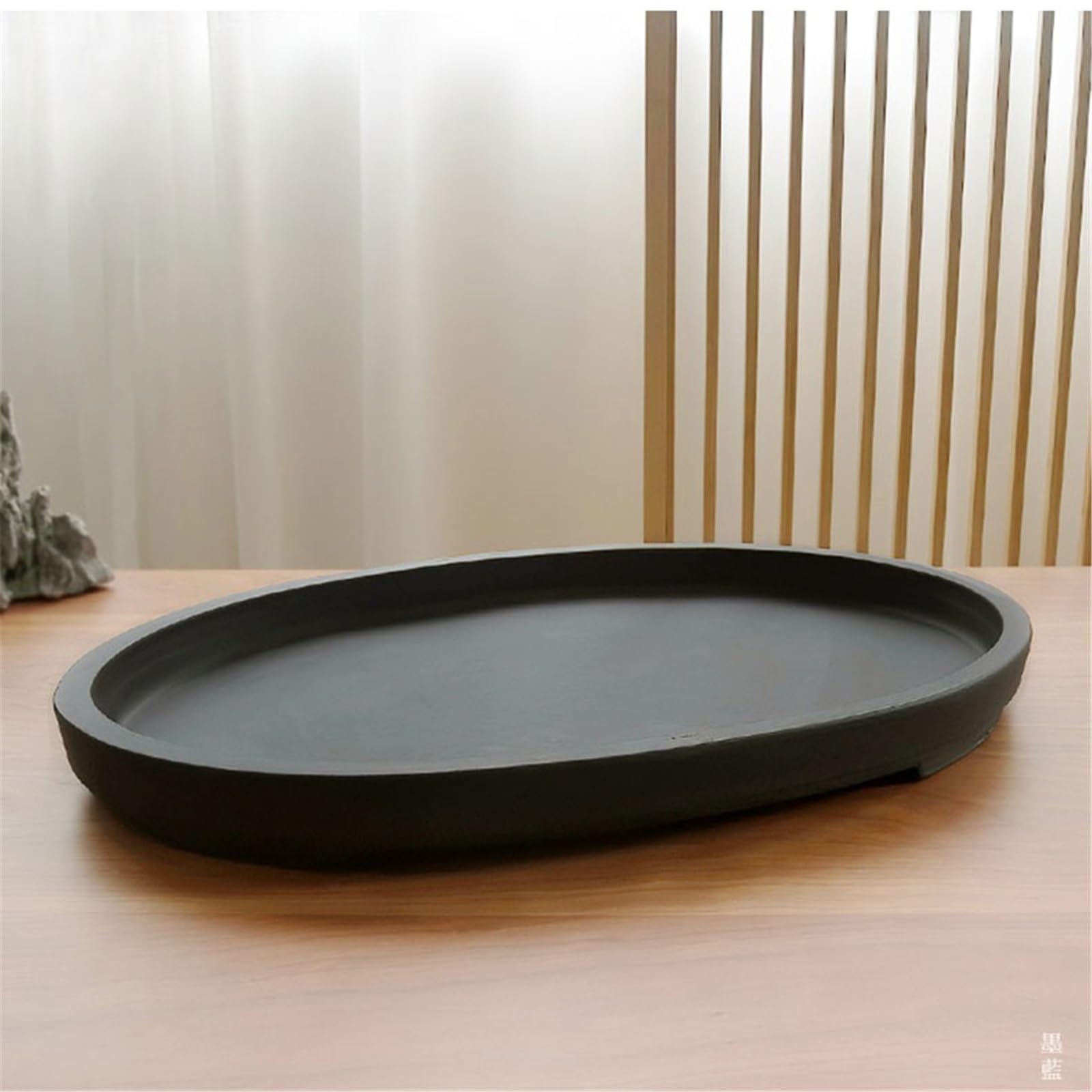 Platillo para Plantas Plato Ovalado de Arcilla púrpura for arreglos Florales, Maceta jardín
