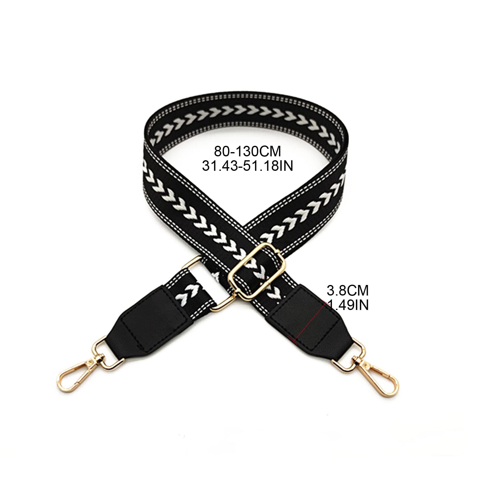 Psdndeww for Arrow Single Shoulder Bag Strap 80-130cm Length Female Outdoor Go Shopping