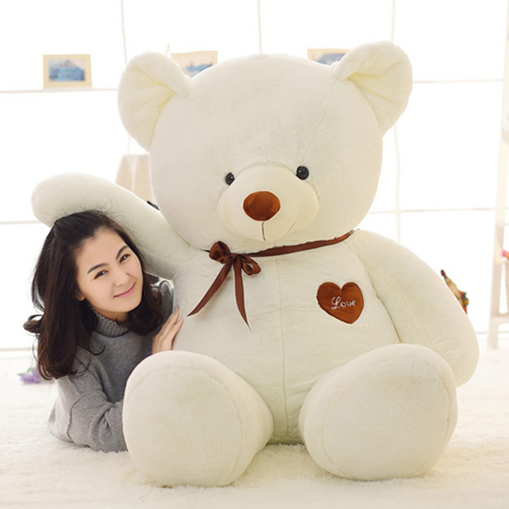 紫色のリボン付きクマのぬいぐるみ 61peMbtRvVL._UF350,350_QL50_.jpg
