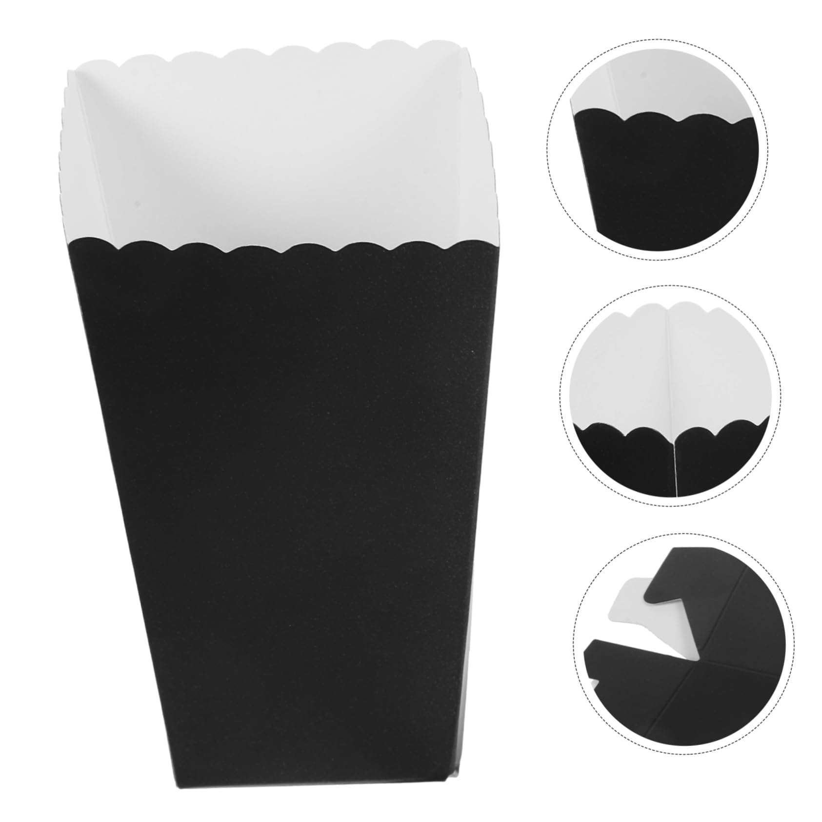Cabilock 24pcs Creative and Popcorn Boxes Lightweight Snack Containers for Parties Movie Weddings and More for Popcorn Fries and Treats