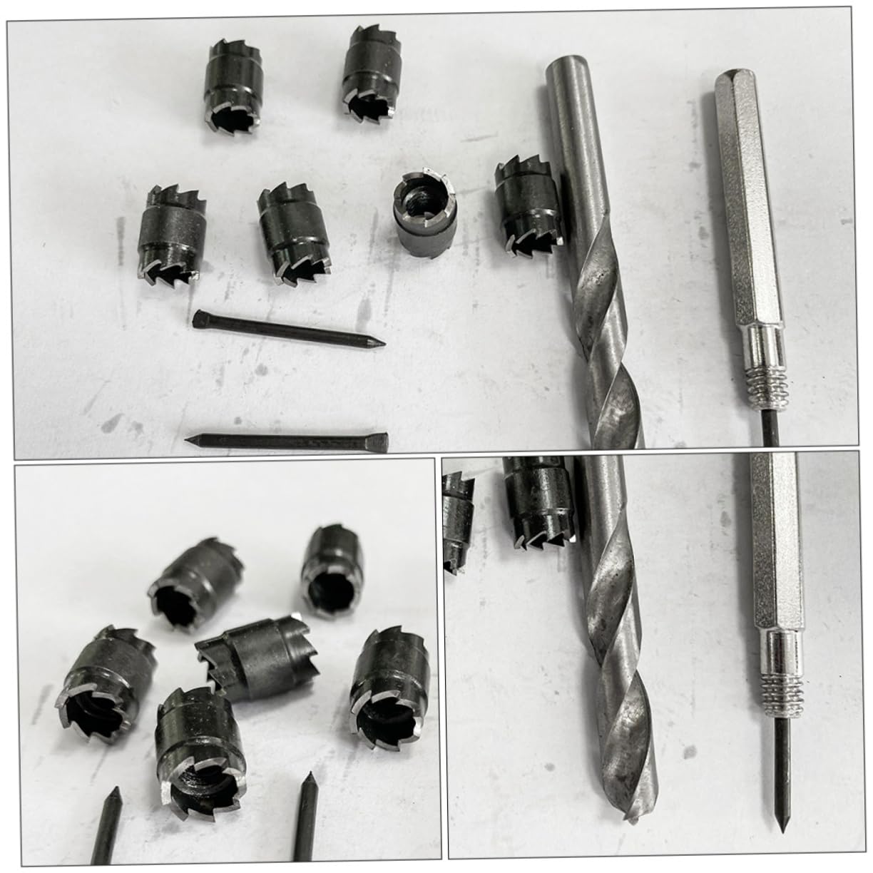 ARTIBETTER High Efficiency Spot Welding Drills Set 3/8 5/16 Shank Twist Drill Bits