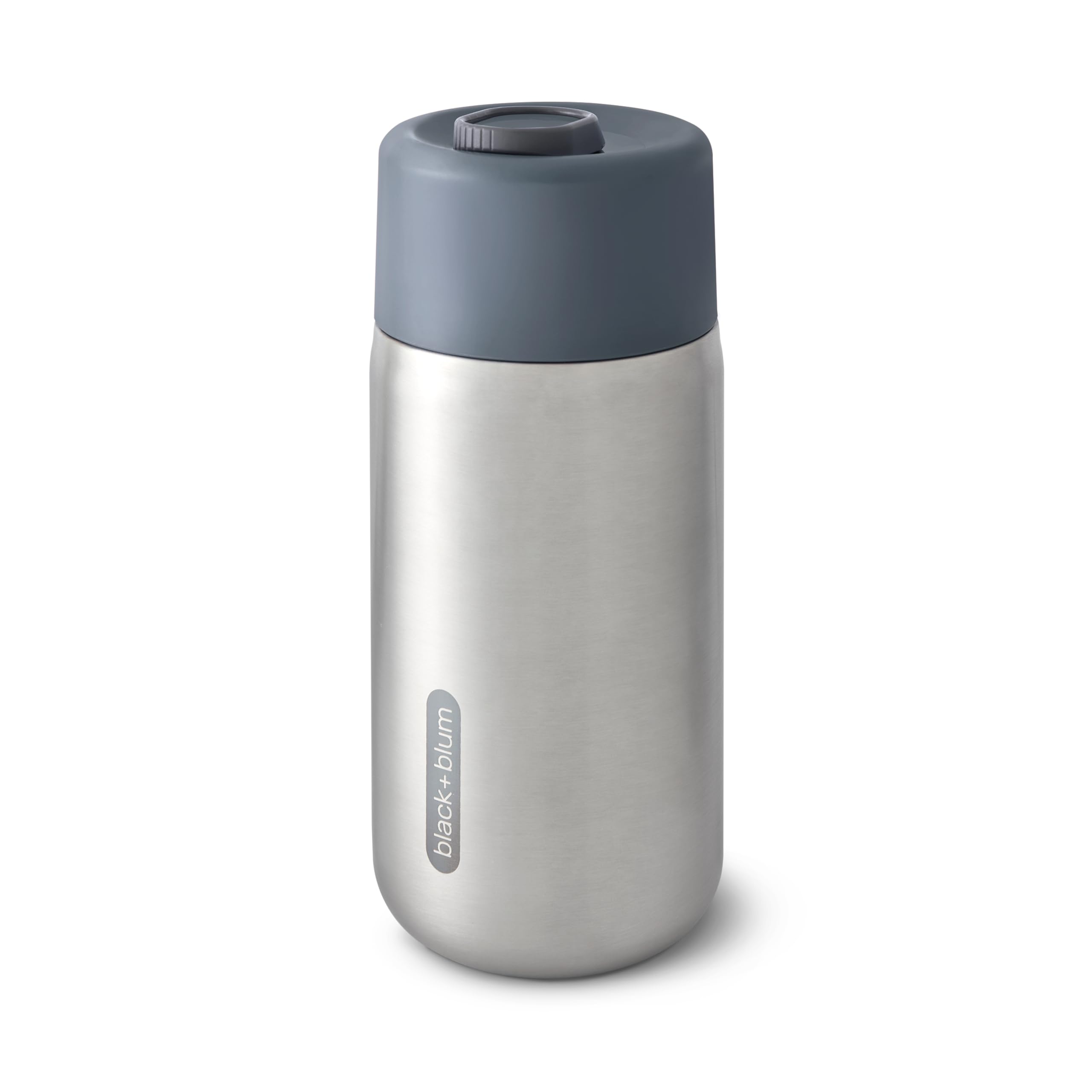 Black + Blum Slate Black+Blum - Travel Cup - 18/8 Stainless Steel Thermal Insulated Travel Coffee Cup With Leak Proof, Lockable Lid - Keeps Hot For 4 Hrs, Cold For 8 Hrs, - 340Ml