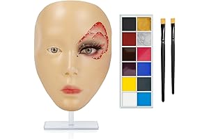 Realistic Makeup Practice Face Board for Artists to Perfect Their Skills