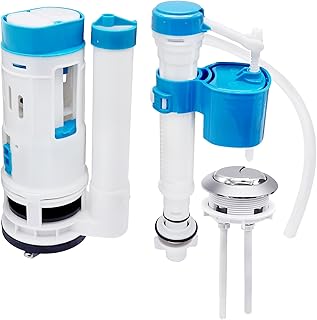 Dual Flush Valve and Flush Toilet Cistern Push Button Assembly, Iceten Adjustable Toilet Flush Valve General Toilet Cistern Fittings