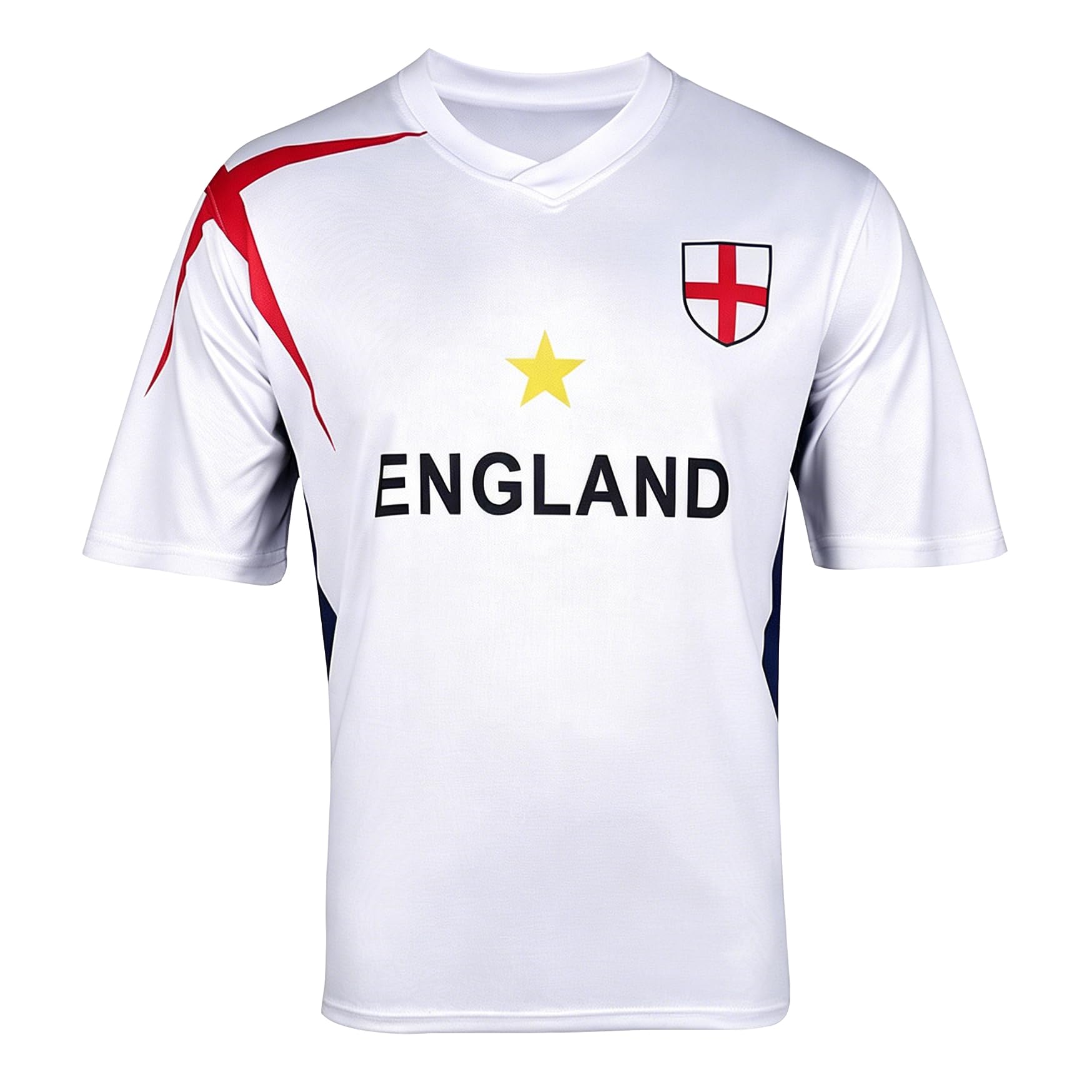 2026 Football Cup T Shirts Soccer Fans 48 National Teams Sport Casual National Flag Printing Short Sleeve Mens Womens Training Stretch Breathable Quick Dry Tee Shirt England L — image 1