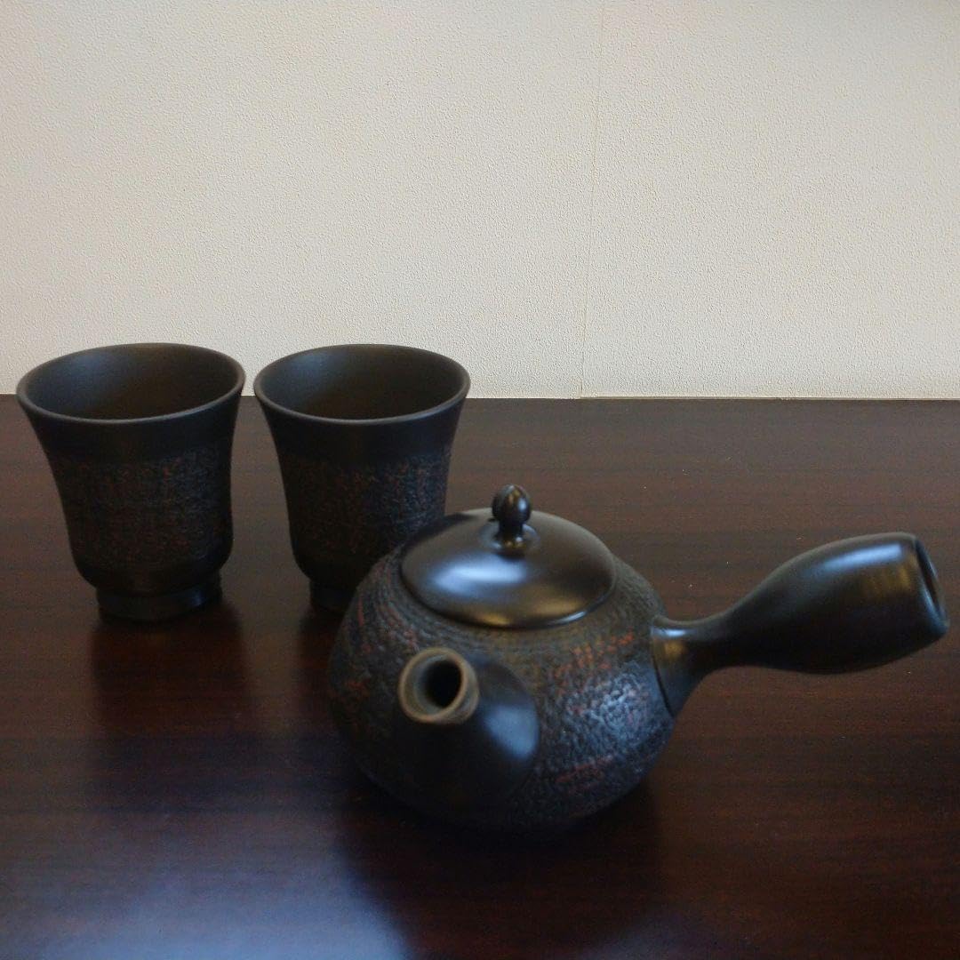 Amazon.co.jp: 常滑焼 香臣窯 急須 湯呑み 2客セット : ホーム＆キッチン