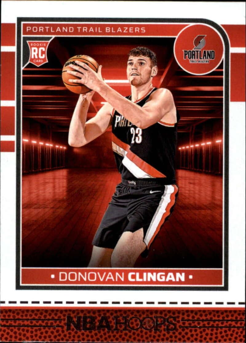 Amazon.com: 2024-25 NBA Hoops #237 Donovan Clingan RC Rookie