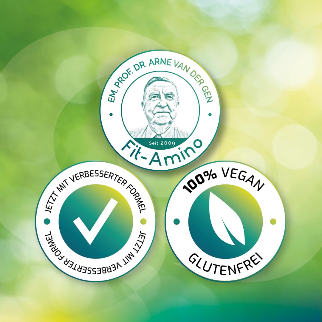 Aminosäuren mit Vitamin C in Pulverform | Veganes EAA-Pulver ohne Zucker | Multi-EAA | L-Arginin | Lysin | Glutamin | Isomaltulose | Calciumascorbat (Vitamin C) für einen Monat