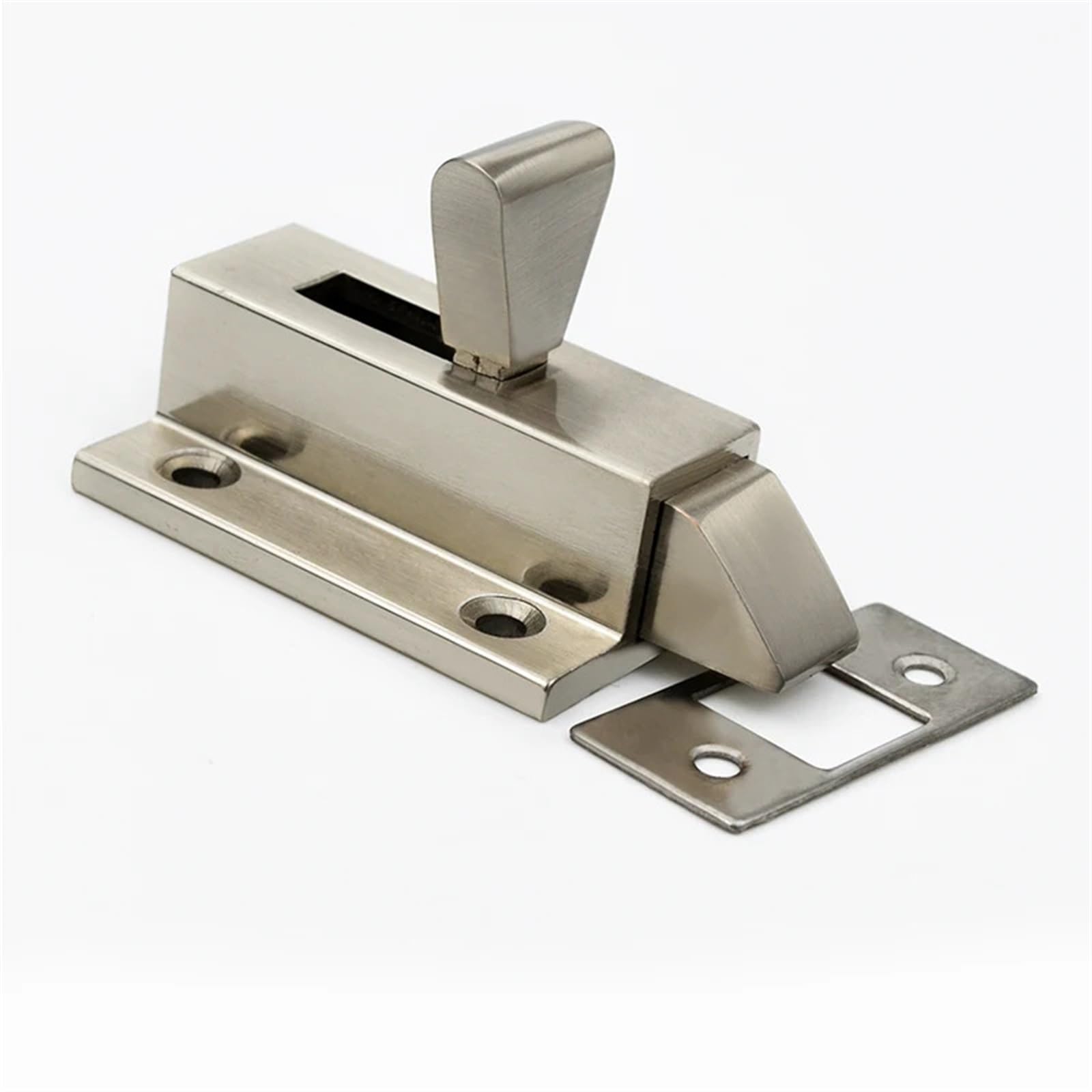 Zinc Alloy Press-Type Automatic Equipment Door Lock Impact-Type Push-in that Locks The Latch Pull to Open The 1Pcs