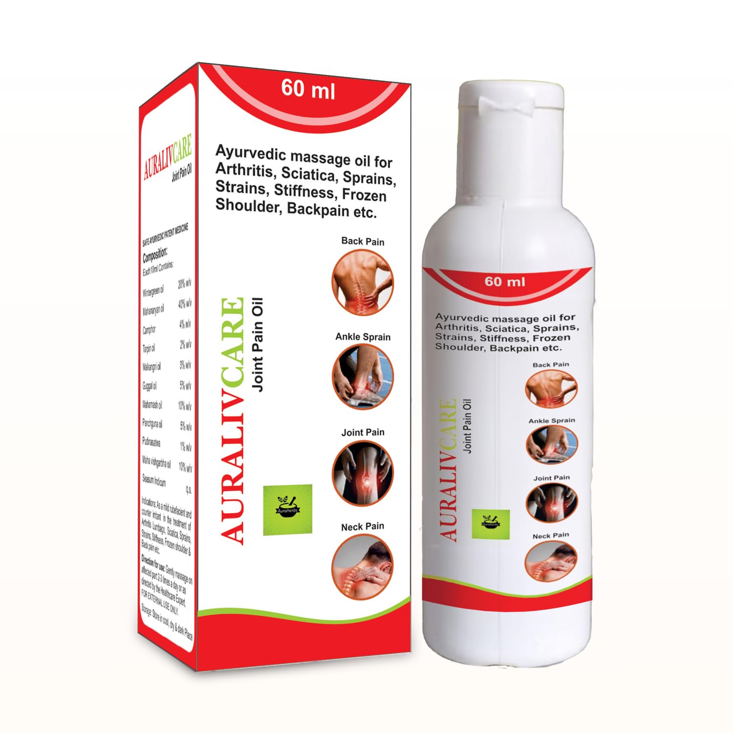 Auralivcare Instant Pain Relief Oil - Ayurvedic, Helps in Joint Pain, Muscle Pain & Body Pain, Arthritis Related Pain & Sprain (B0DF82CZJG) Amazon Price History, Amazon Price Tracker