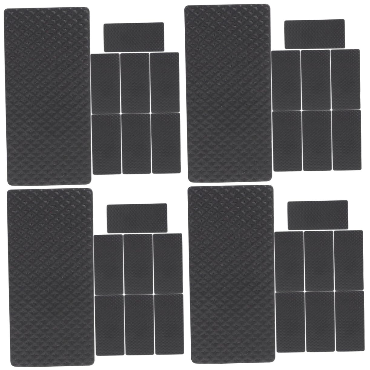 Uonlytech 32pièces Patins Antidérapants Autocollants pour Meubles Chaises Et Tables Et Résistants pour Sols Et Carrelage