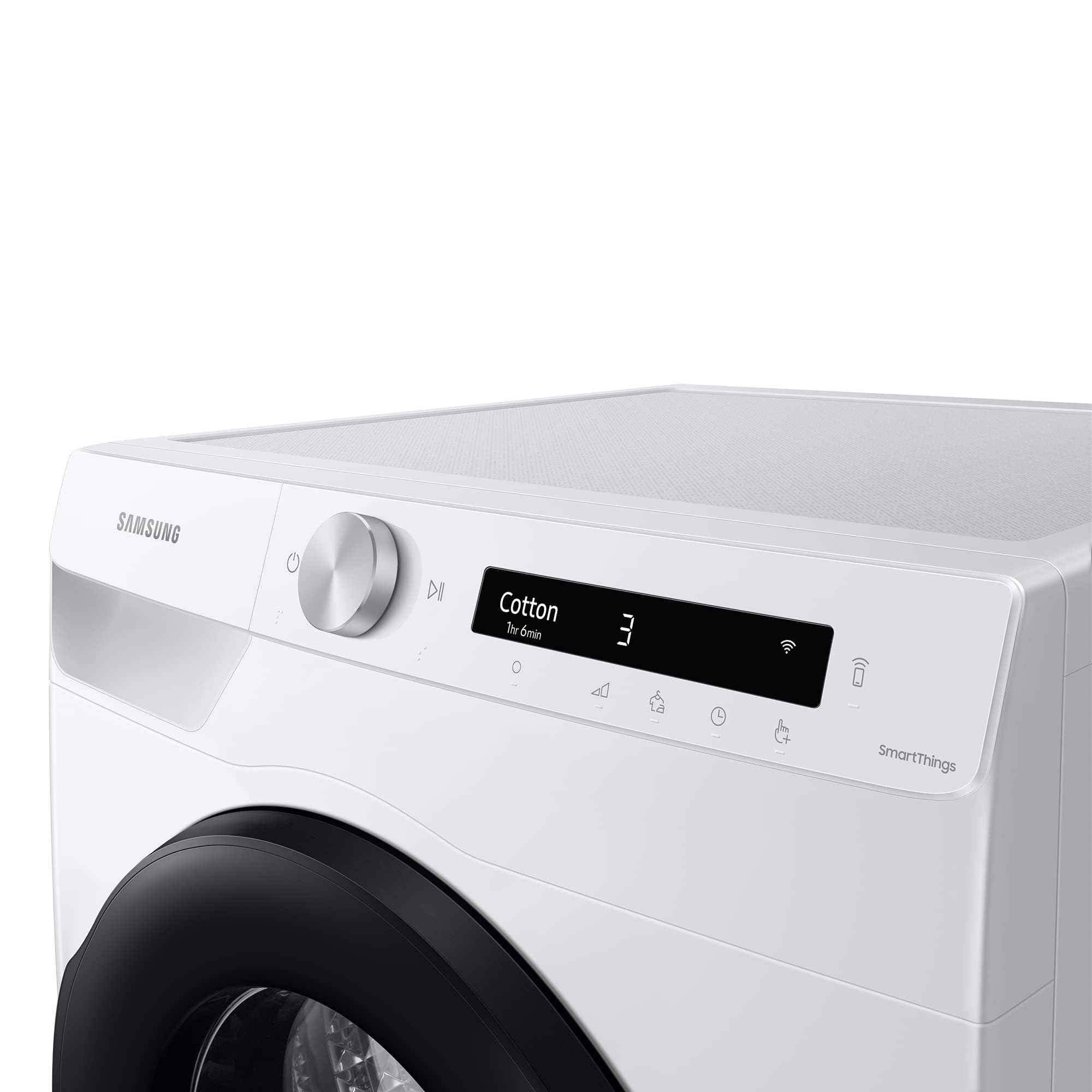 Samsung DV8GT5220AW/S2 Wärmepumpentrockner, 8 kg, Simple Control mit WiFi und Auto Cycle Link, Digital Inverter Motor, Knitterschutz und Komfort 2-in-1 Filter, Weiß