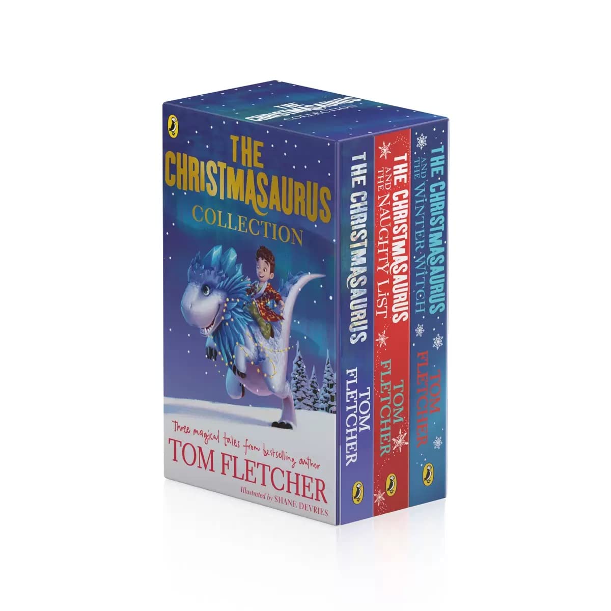 Tom Fletcher Collection 5 Books Set (The Christmasaurus, The Naughty List, The Winter Witch, There's a Wolf in Your Book, Brain Freeze) Paperback – 28 Sept. 2021