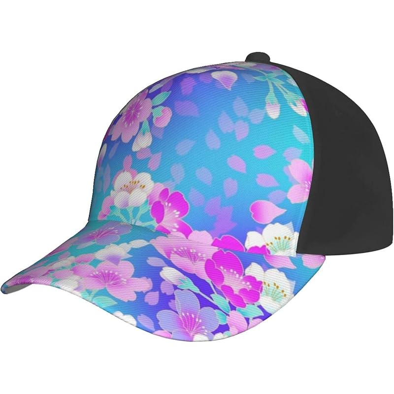 メンズ 送料無料 選べる4個セット 野球帽 メンズ キャップ 和風 和柄 パープル 花柄 さくら かわいい 野球キャップ メンズ レディース 湾曲したエッジ 野球帽 速乾 軽薄 日除け 紫外線対策 旅行帽 日よけ帽 通気 調整可能 登山 釣り ゴルフ 運転 男女兼用 Wkehvmvcgt