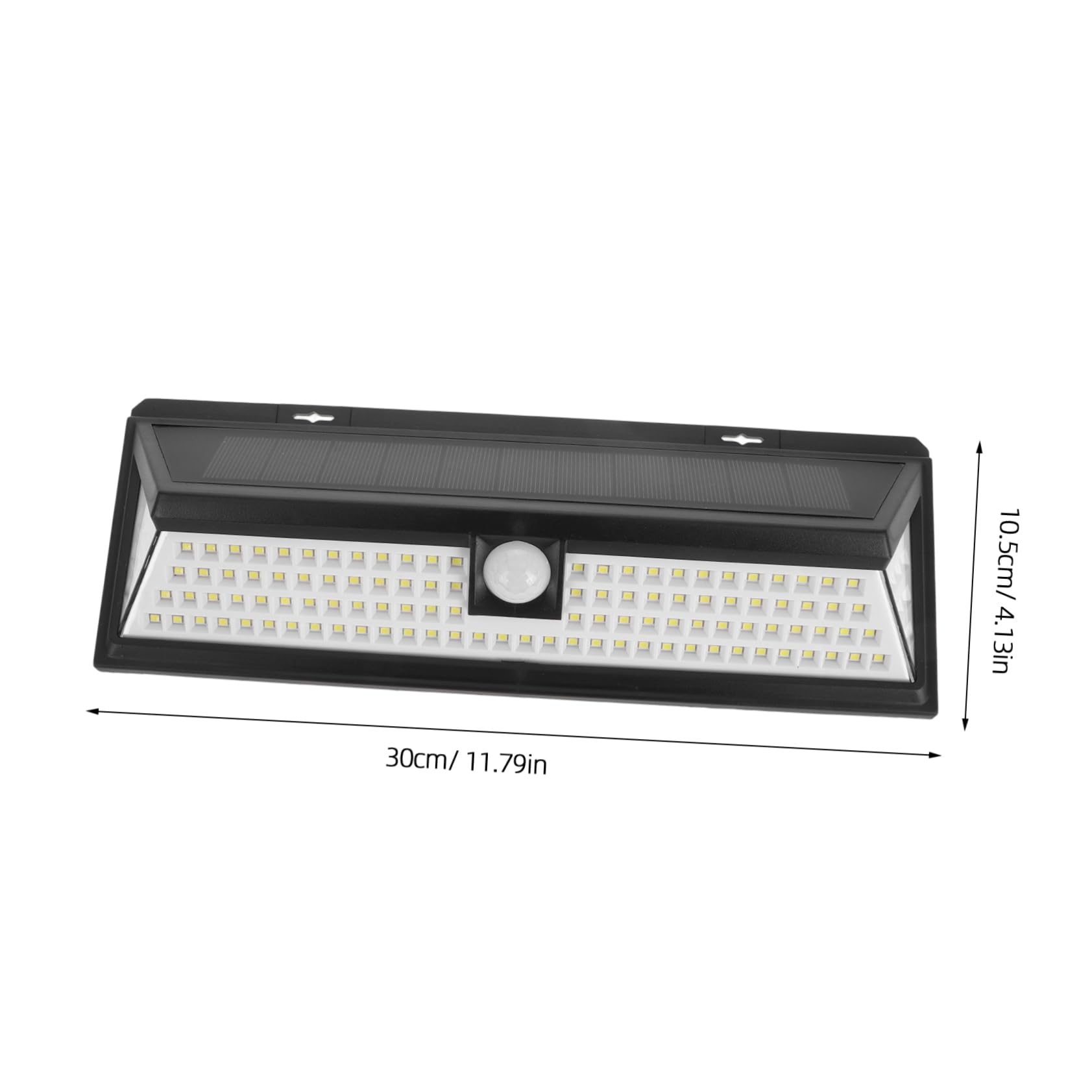 Cabilock Lámpara Solar de Pared ABS Sensor de Movimiento para Exteriores 90 Lámparas LED, Iluminación Lateral 3 Caras para Valla y Patio