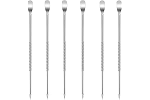 Raguso Latte Art Pen, Stainless Steel 6-Piece Coffee Latte Art Pen Spice Pen