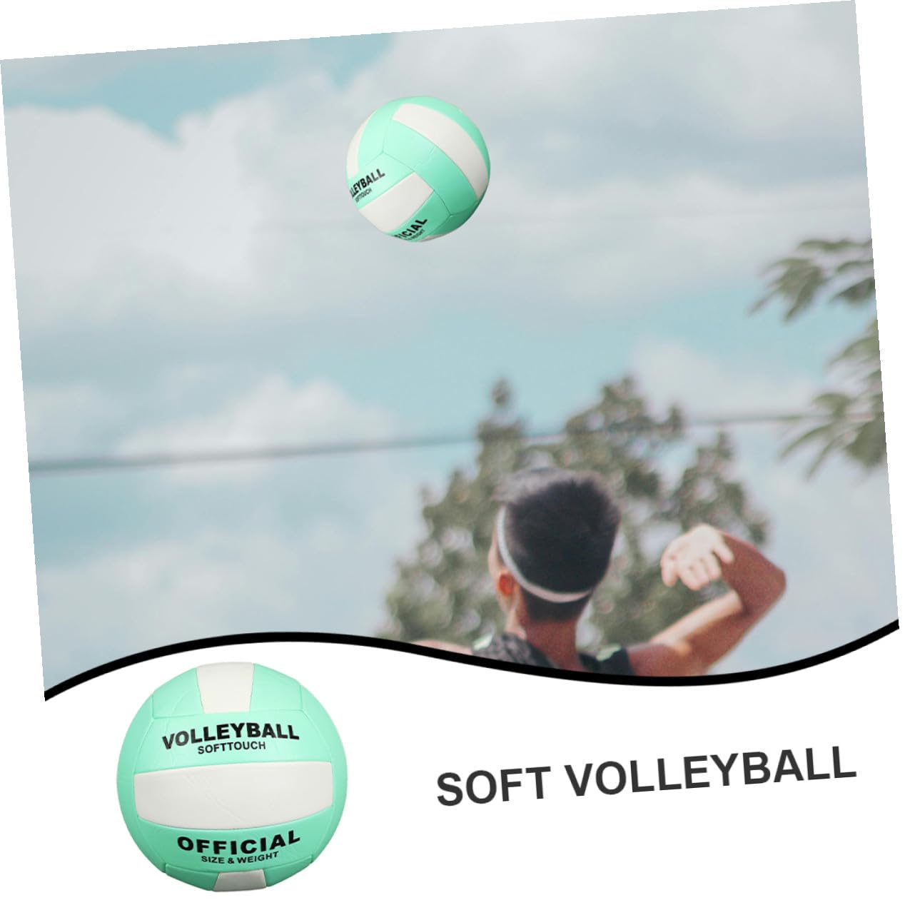 2pezzi Volleyball Soft Training Per Competizioni Indoor Attrezzatura Di Allenamento Per Pallavolo Design Standard Con Cuciture Macchina Stabilità e Controllo Eccellenti