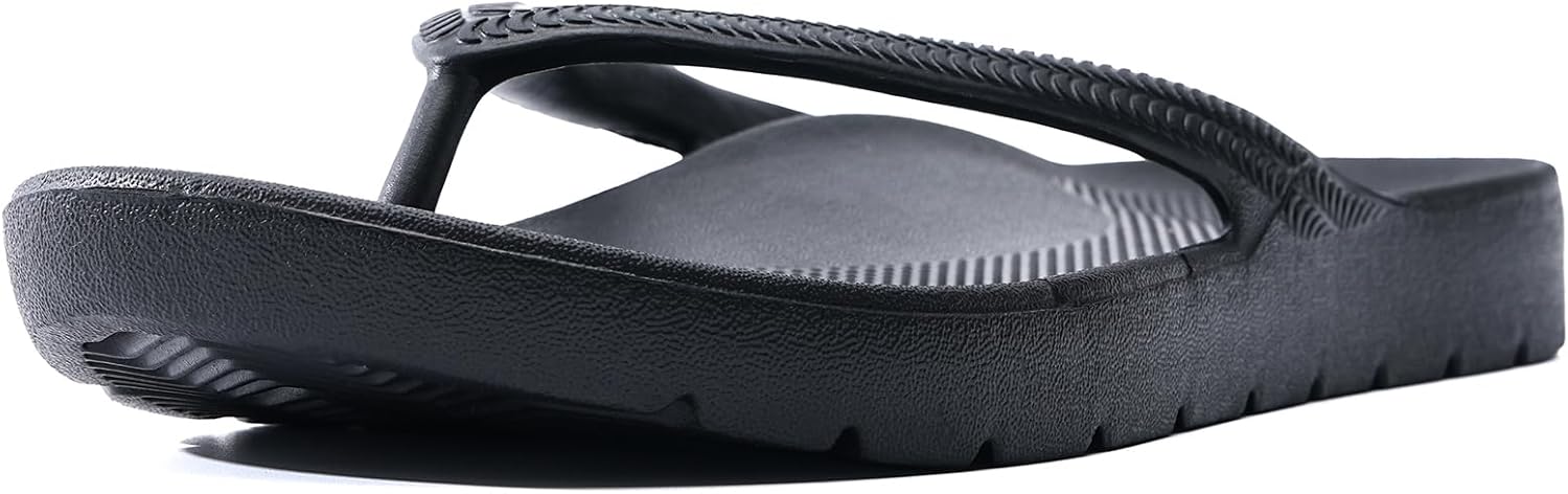 Flip Flops for Women and Men with Arch Support Comfortable Recovery Slide Sandals Slip Resistant Shower Shoes Walking Thong Sandals Lightweight and Soft Footbed Slides Flip Flops - Image 2