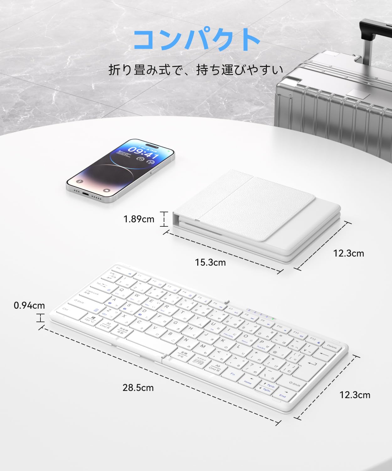 Amazon | 【2026革新版】Omikamo キーボード Bluetooth 折り畳み 日本