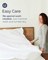 Vista 523 de Sábana encimera de bolsillo profundo, más suave que el algodón egipcio, 1 sábana encimera para colchón tamaño Queen