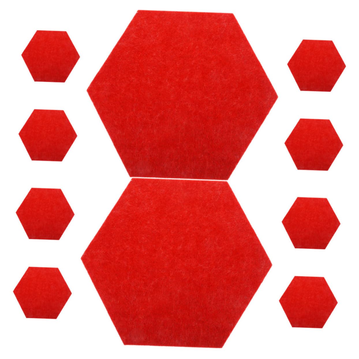 Tofficu 3 Set - Tappetini Fonoassorbenti in Feltro Esagonali Per La Decorazione Da Parete Dellufficio Per Lesposizione in Classe 10 Pezzi * 3