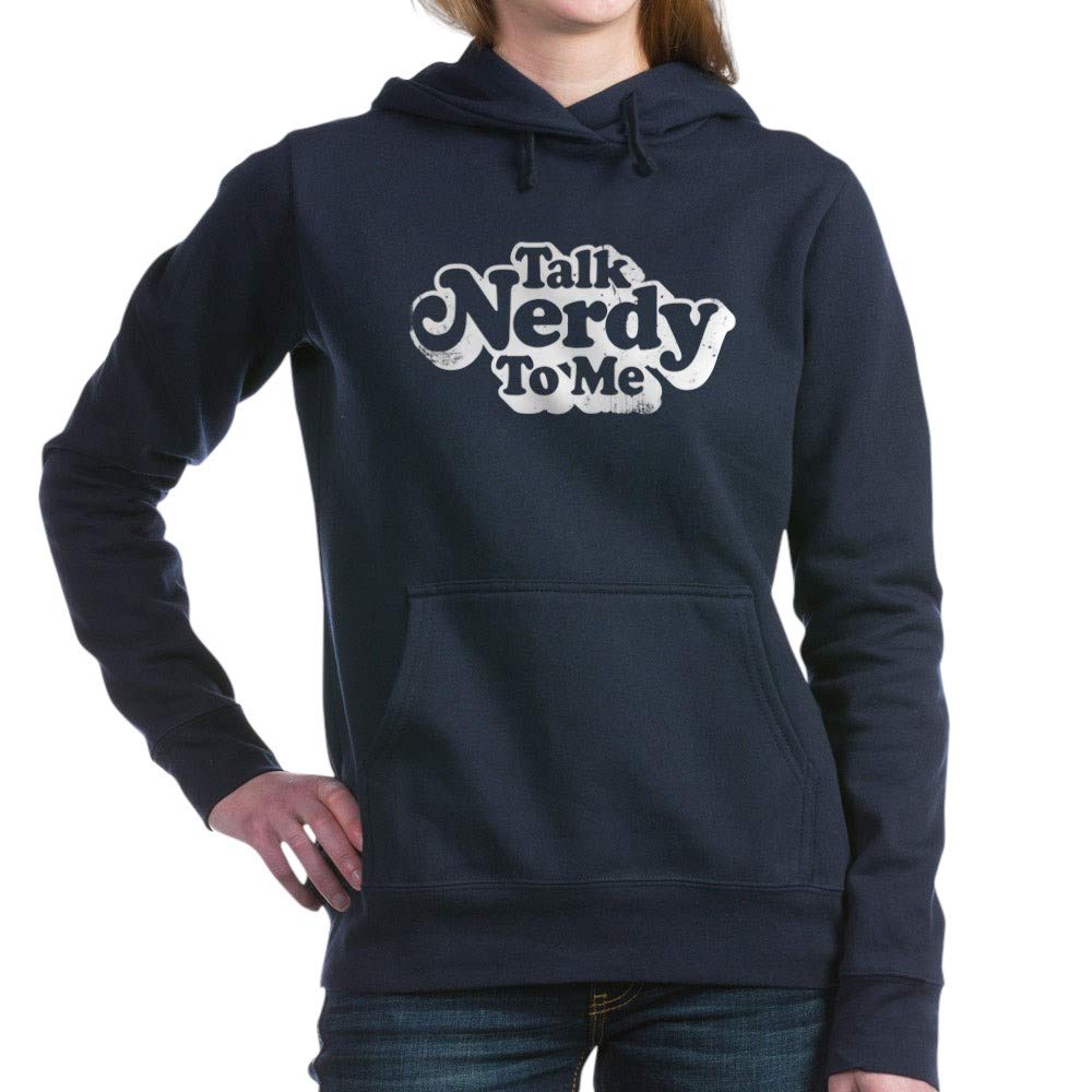 CafePress Talk Nerdy To Women's Pullover Hoodie Sweatshirt