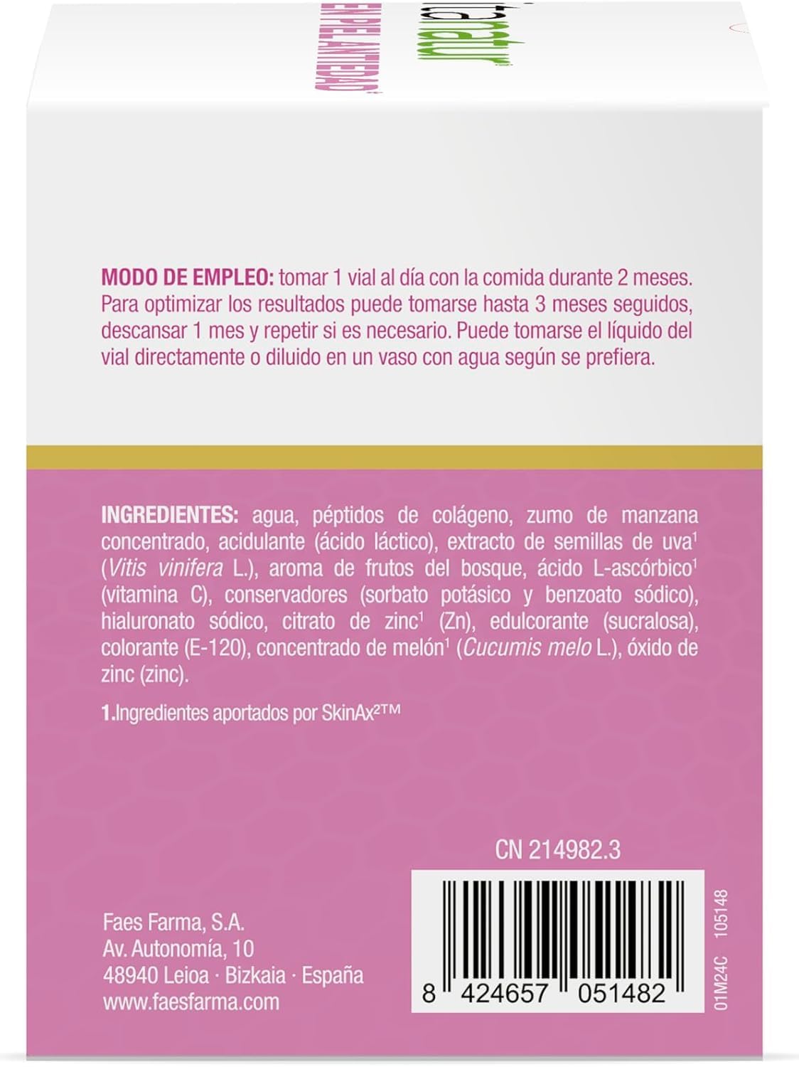 Vitanatur - Collagen Piel, Complemento Alimenticio, 25+5 Viales