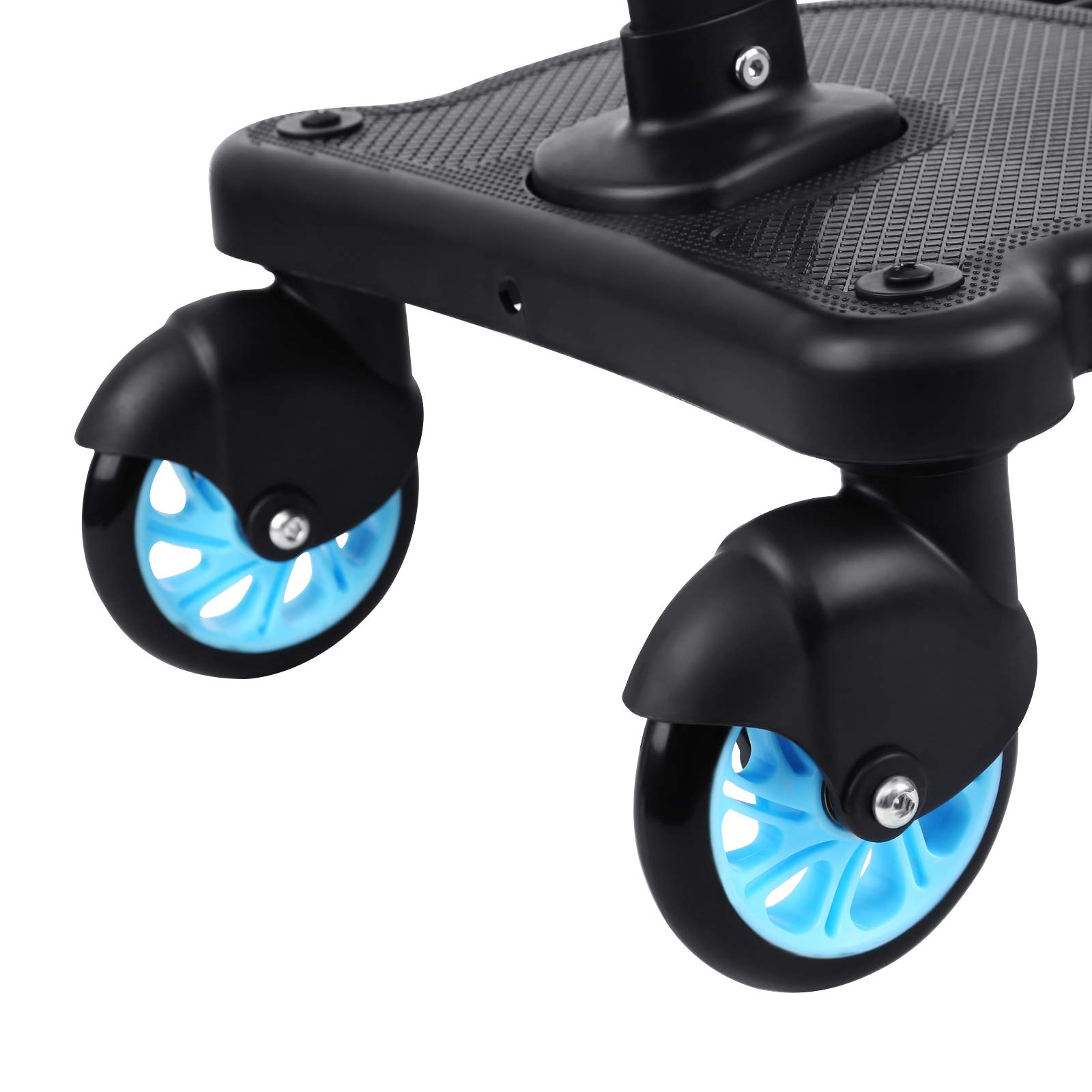Blau Buggy Board Mit Sitz, Kinder Buggy Board, Trittbrett Für Kinderwagen, Abnehmbar Kinderwagenzubehör für Kinder von 2-6 Jahren (25 kg)