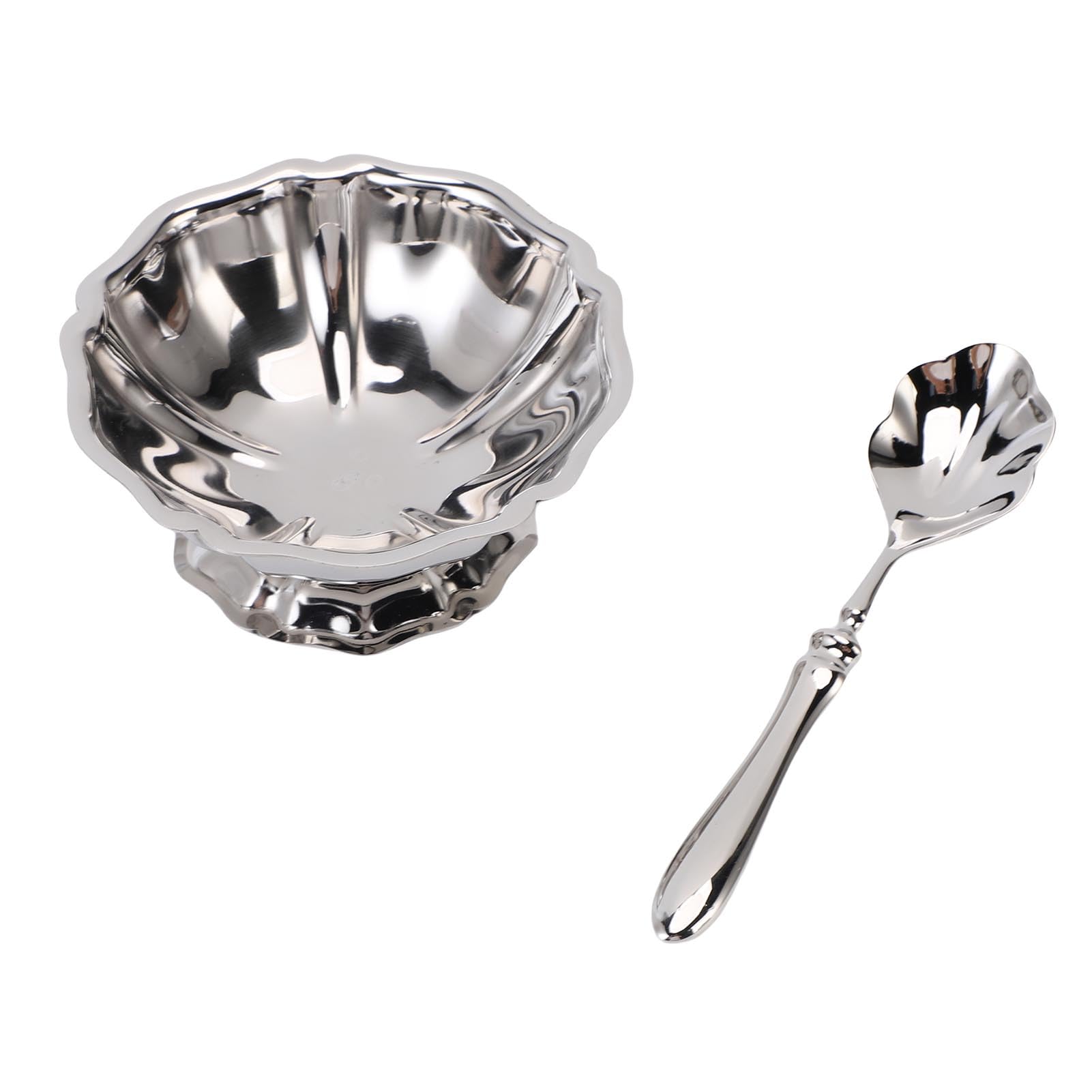 Coupe à glace en acier inoxydable et récipient de fête pour salade de fruits