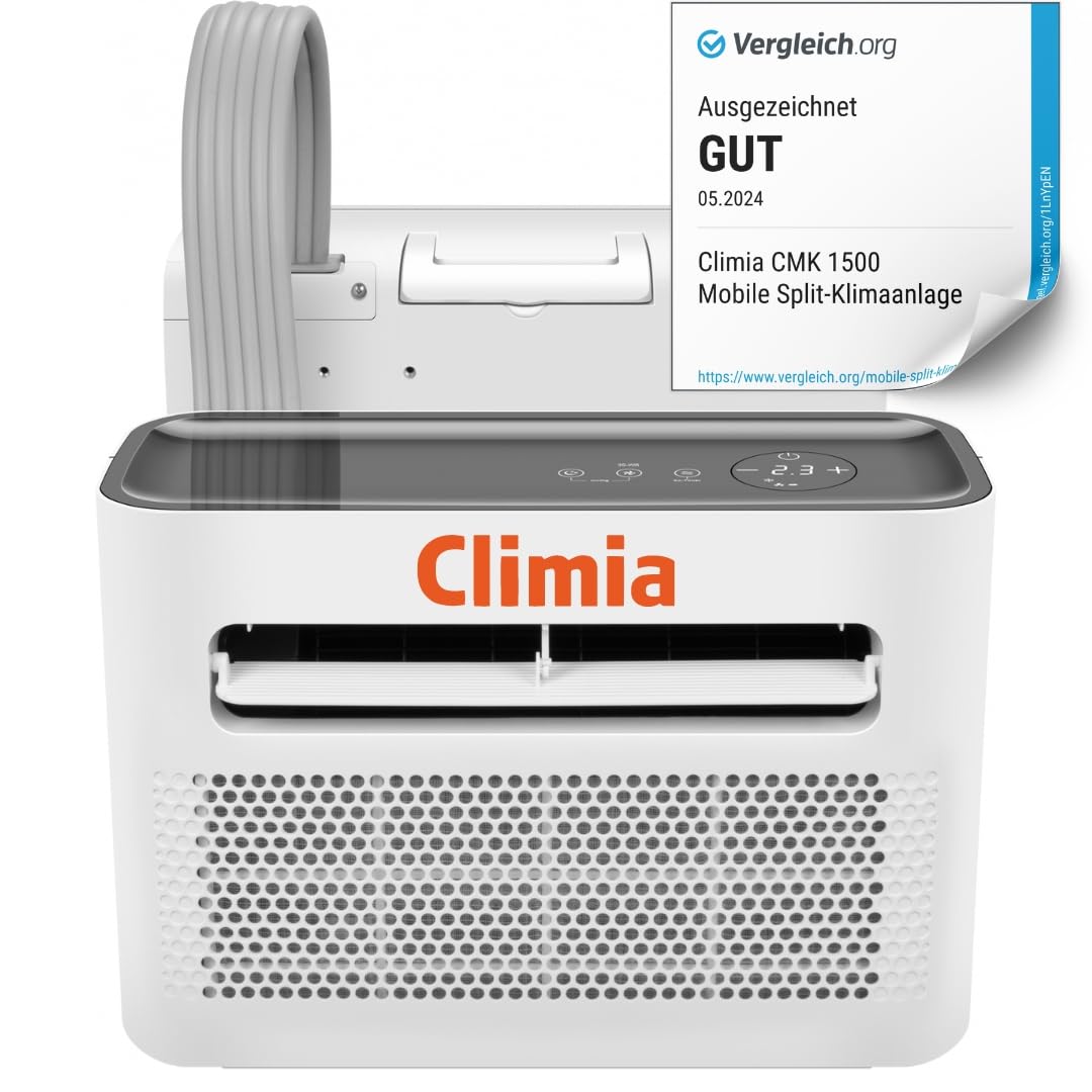 Climia CMK 1500 Climatiseur Portable Split pour Caravane Camping-car