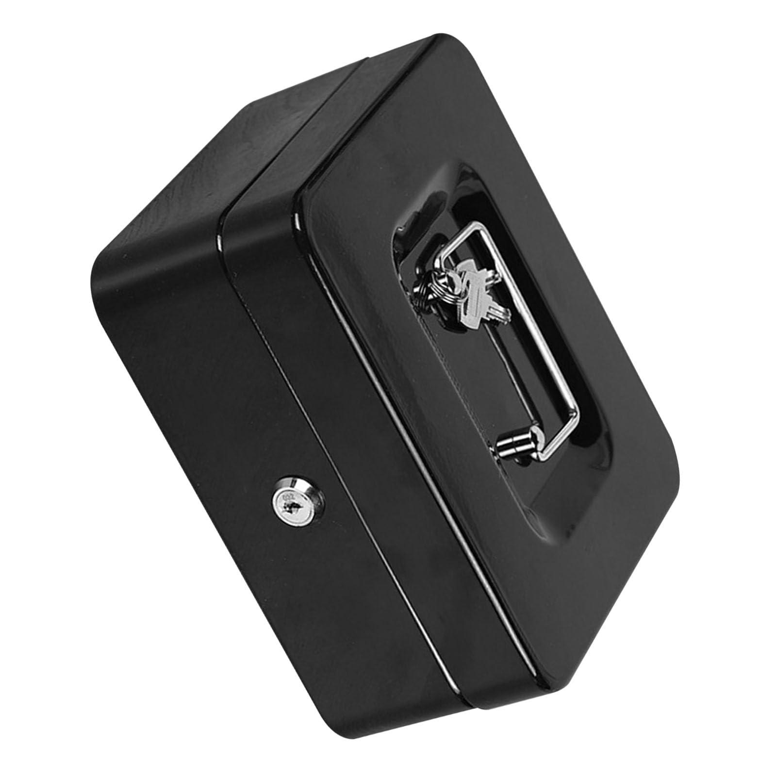 HEEPDD Caja Ignífuga con Cerradura con Llave, Caja para Protección de Documentos, de Archivos Ignífuga Impermeable, Estuche de Almacenamiento Seguro para el Hogar y los Viajes, de 250x200x90 Mm con