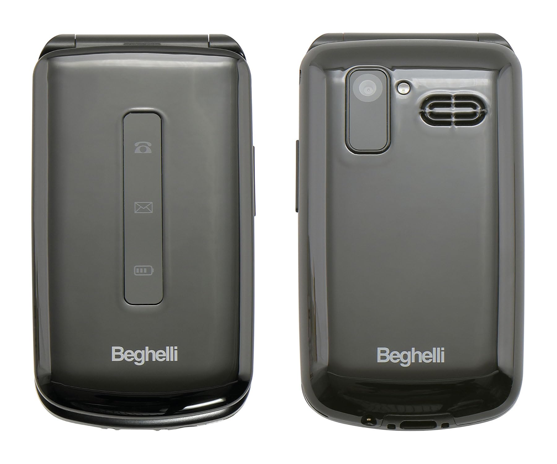 Beghelli Salvalavita Phone SLV19, Cellulare GSM con Tasto di Chiamata Rapida di Soccorso, Semplice da Usare, con Caricabatterie Incluso, Ideale Per Anziani
