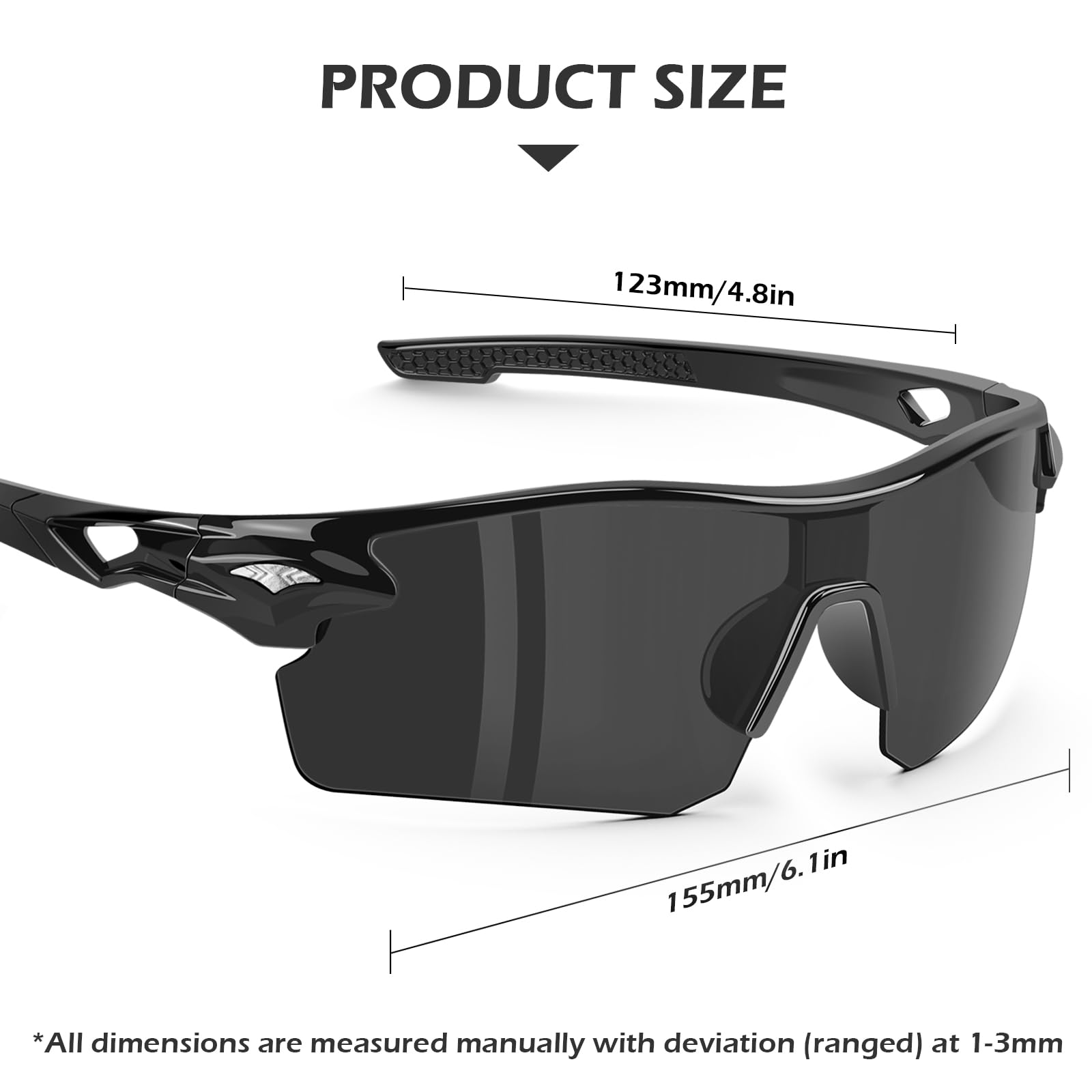 OXG Paquete de 6 gafas de seguridad unisex, gafas de seguridad con lente envolvente, resistentes a los arañazos y impactos, cumple con la norma ANSI Z87.1