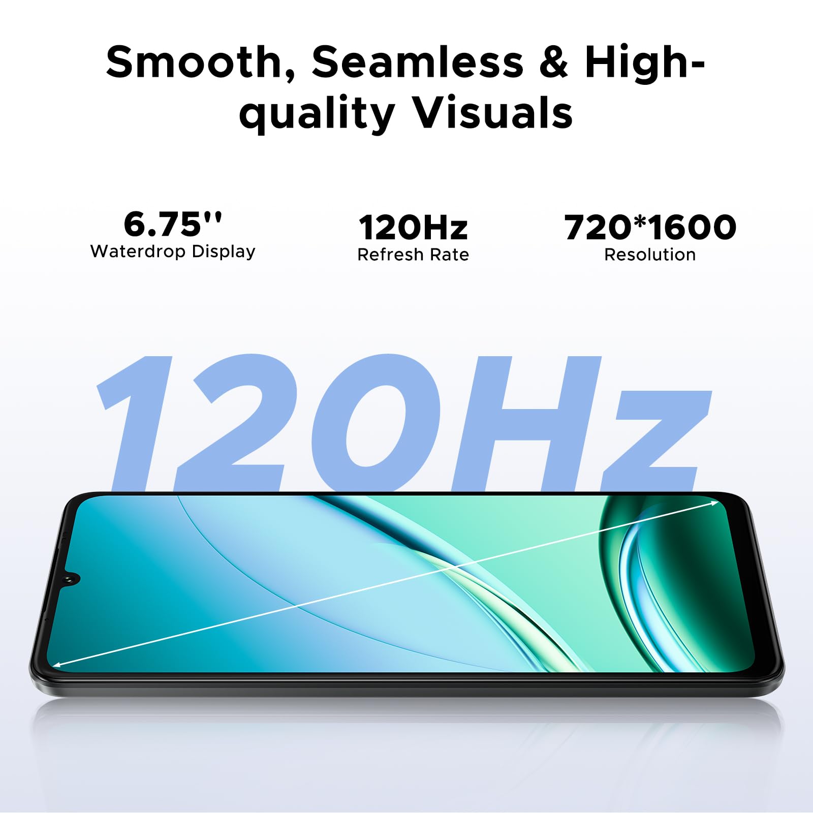 DOOGEE Note 59 Pro Unlocked Cell Phone 5G Android 15,32GB+256GB/TF 2TB Android Phone,6250mAh Battery,6.75"HD+120Hz Cellphone,16MP+8MP,5G Dual SIM Smartphone,Widevine L1/NFC/Face Unlock/Fingerprint/OTG