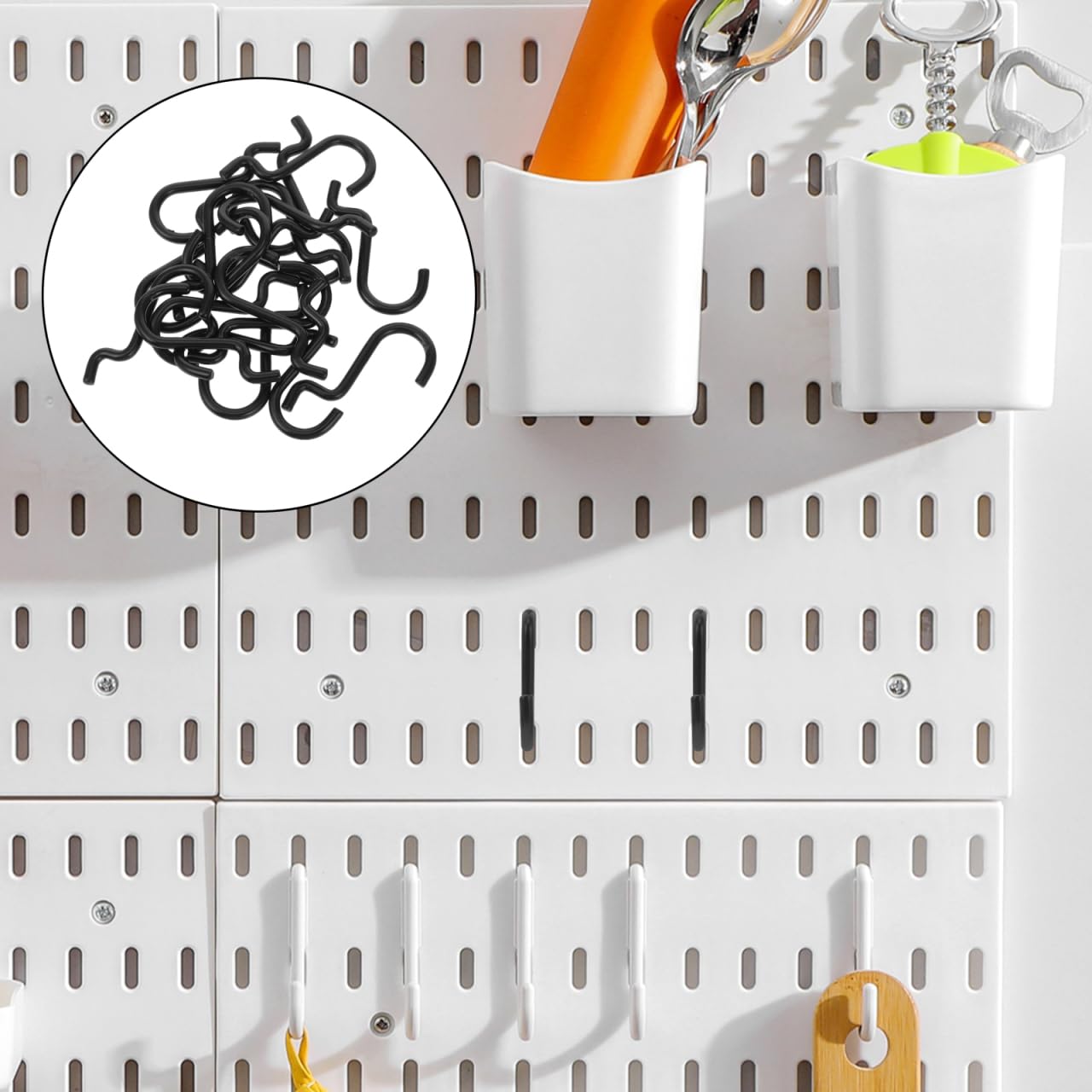 Amazon | Zerodeko 有孔ボード フック ペグボード フック 洞洞板 20Pcs