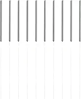 Kit de agulha de limpeza flexível de metal para bico, desentupidor de cabeça de impressão reutilizável de aço inoxidável, ferramenta de manutenção de bocal entupido de 0,2-0,4 mm, 10 peças (B)