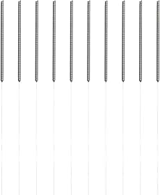 Kit de agulha de limpeza flexível de metal para bico, desentupidor de cabeça de impressão reutilizável de aço inoxidável, ferramenta de manutenção de bocal entupido de 0,2-0,4 mm, 10 peças (B)