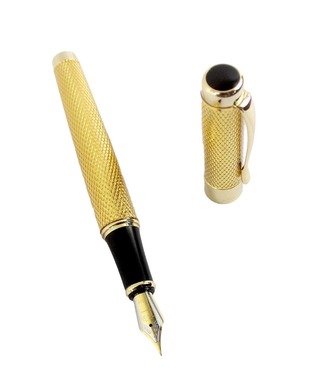 金ペン先 シルバー万年筆k18 Amazon | Gullor Jinhao18KGPMサイズのペン先万年筆コンバーターを含む