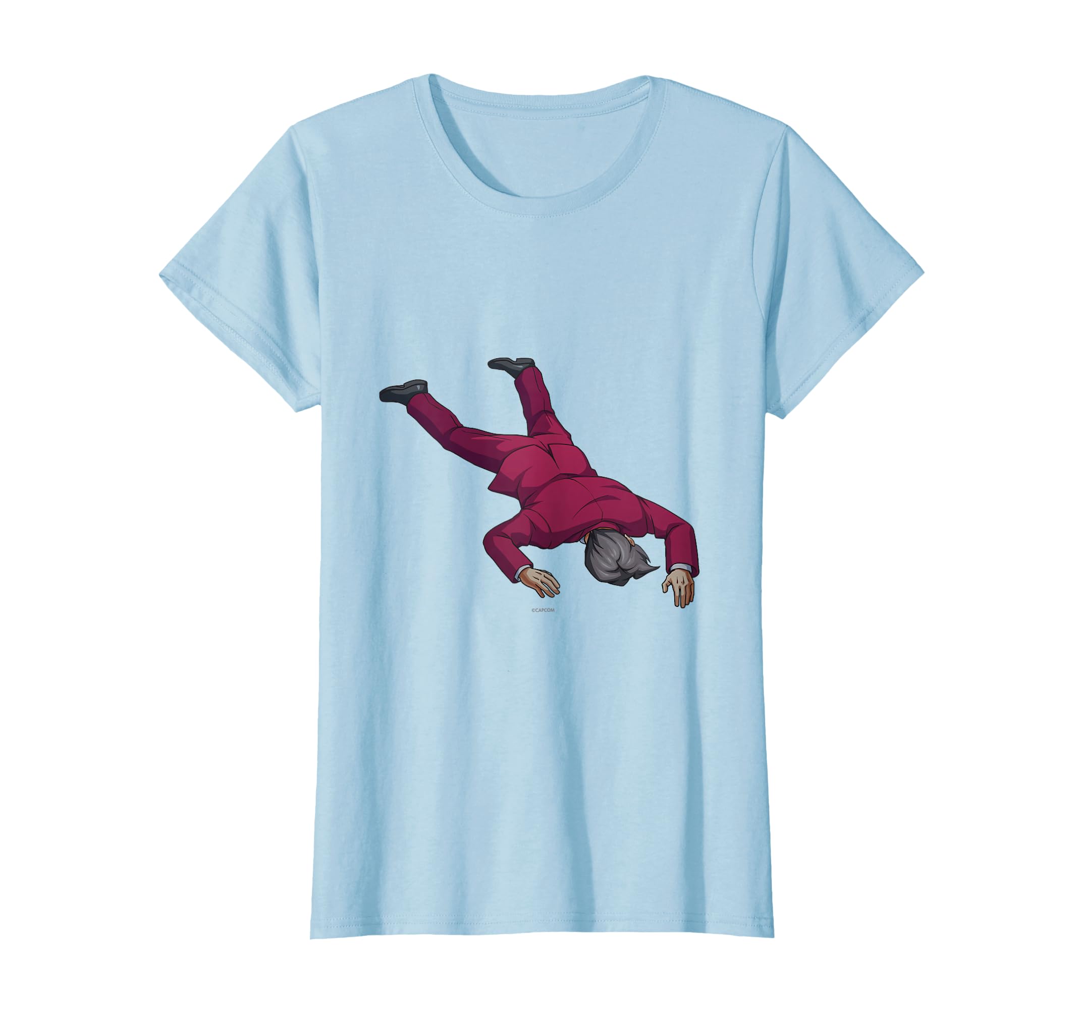 Amazon | 逆転検事1&2 御剣セレクション 倒れた御剣 Tシャツ | Tシャツ