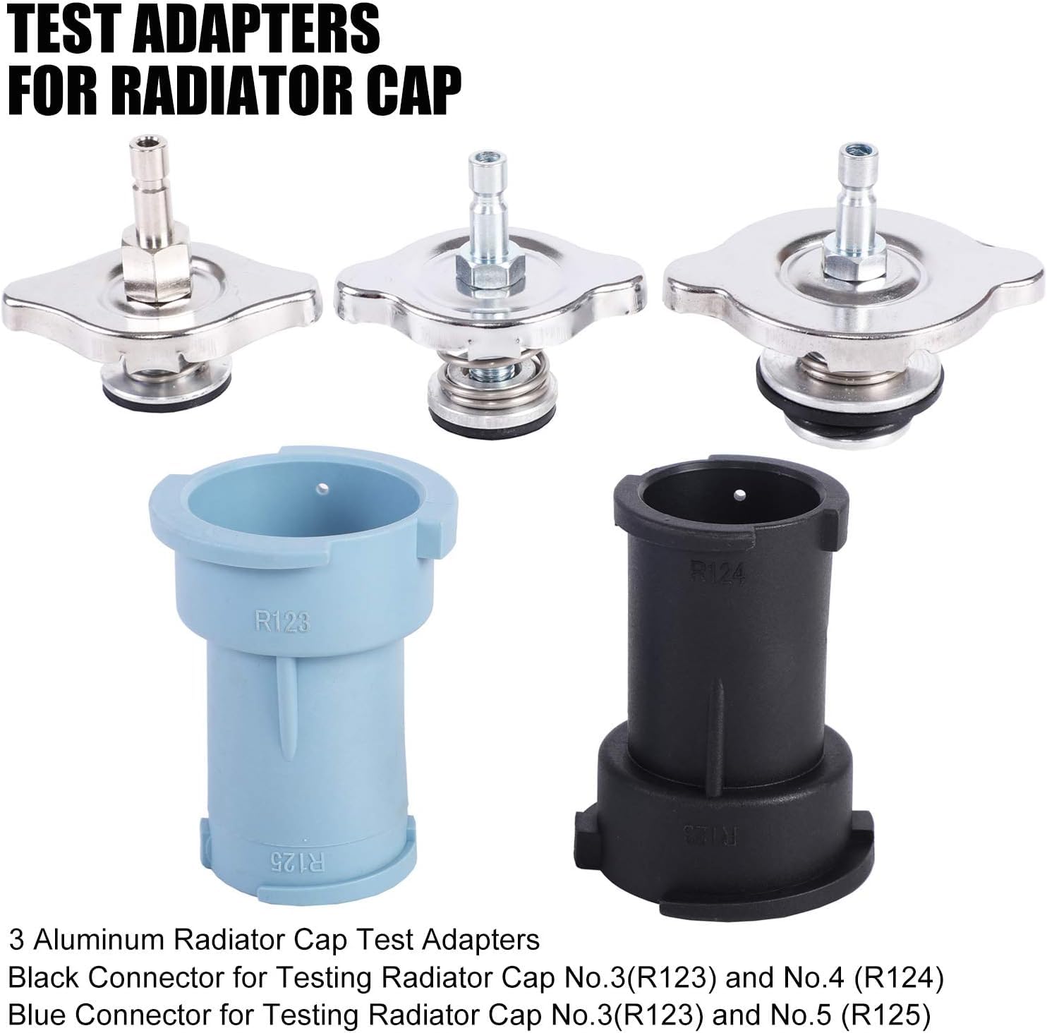 Kit tester pressione liquido raffreddamento radiatore 28 pezzi perdite sistema strumento ricarica sottovuoto