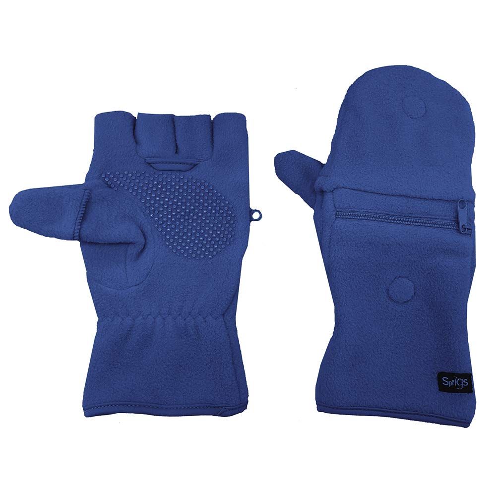 Sprigs Multi Mitt Fingerless Gloves With Adjustable Top & Cell Phone Pocket