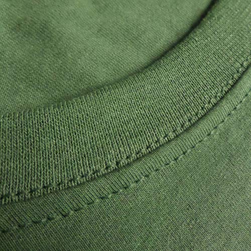 T-shirt pour homme 1816 vert bouteille grande taille XXXL pour vos sorties