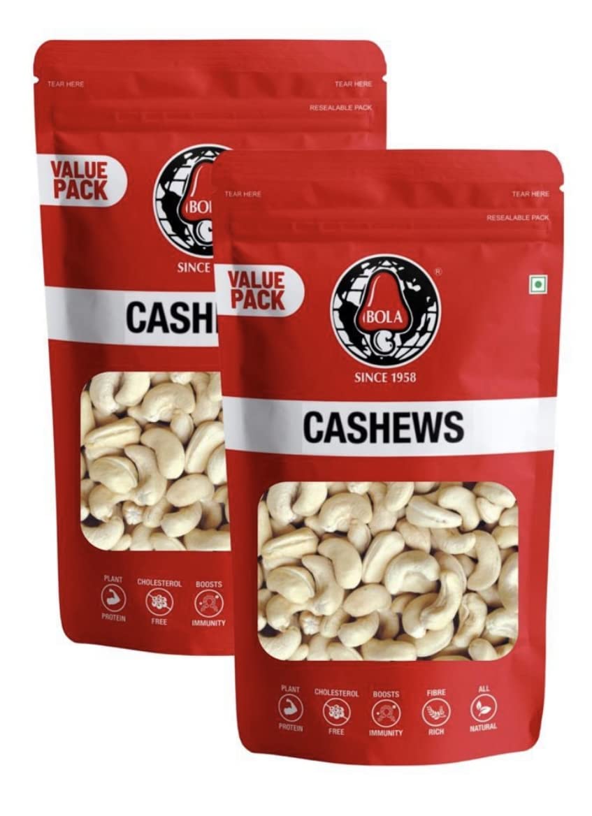 BOLA Natural Whole Cashew Nuts W320, 1 Kg (500g x 2) (B0C3V9LZSG) Amazon Price History, Amazon Price Tracker