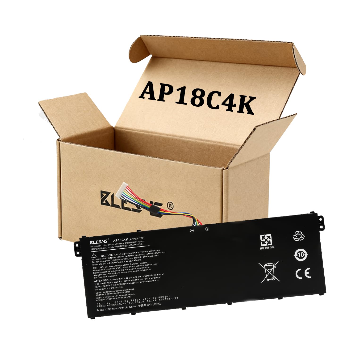 BLESYS AP18C4K Bateria do Acer laptopa 11,55 V
