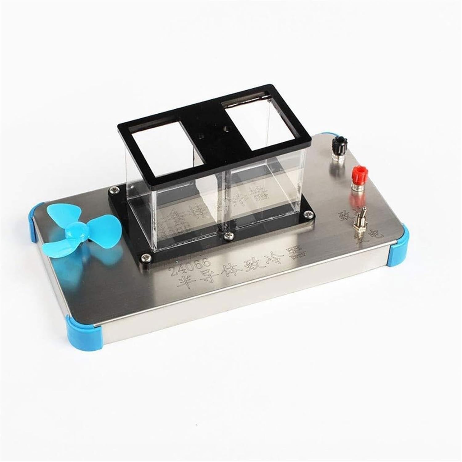 Démonstrateur de réfrigération thermoélectrique et de production d'énergie à double usage, instrument d'enseignement de la physique de différence de température des semi-conducteurs, professionnel