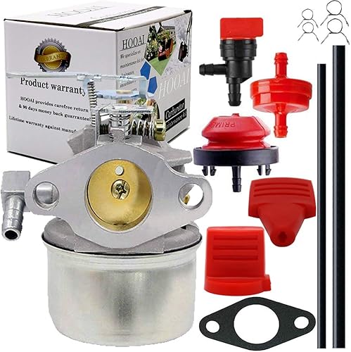 Carburador 640084B para Máquina quitanieves Tecumseh de 5CV MTD 632107A 632107 640084B 640084A Toro 521, HSSK40 HSSK50 HS50 LH195SA – Carburador