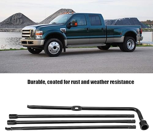 Miniatura 2 de TOPINCN Jack Lug Nut Wrench Handle Kit, Anti Slip, Leather Case, Suitable forF250 350 450 550 2008 2016