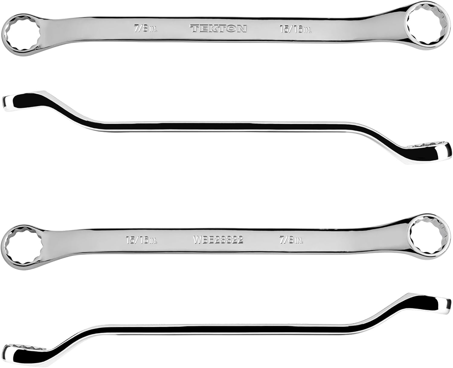 TEKTON 7/8 x 15/16 Inch 45-Degree Offset Box End Wrench | WBE23322